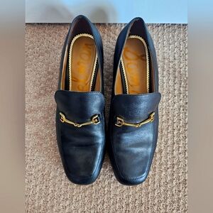 Sam Edelman Loraine Bit Loafer in Black Leather size